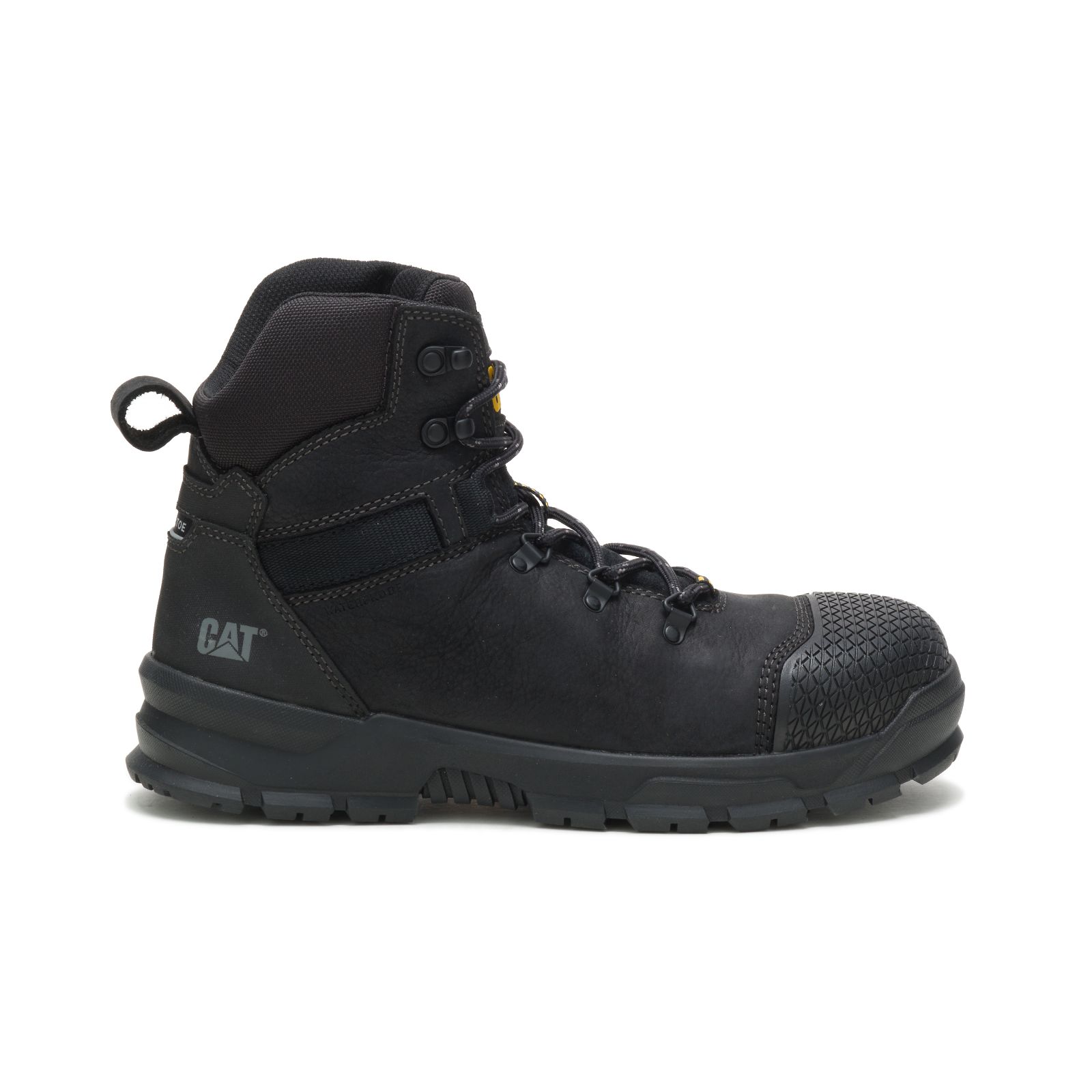 Caterpillar Men's Accomplice X Waterproof Steel Toe Work Boots Black CAT-87490